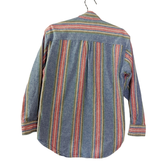 90s Vintage Gap Striped Button-Up Shirt - Picture 2 of 7